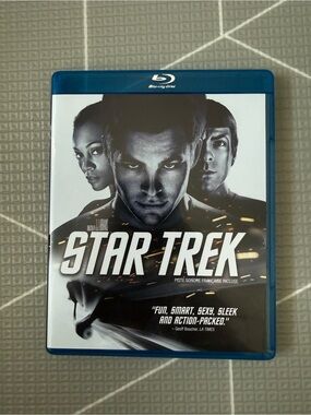 Star Trek Blu-ray Disc - Black, White & Blue Cover